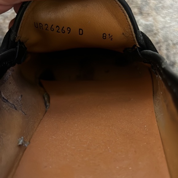 Mens vintage suede Ferragamo loafers - Picture 9 of 15